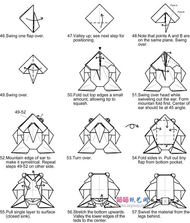 Marc Kirschenbaum小熊玩具折纸图解教程