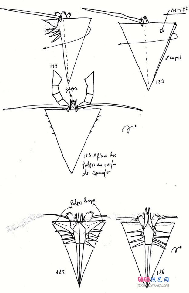 manuelsirgo折纸龙虾教程图片步骤14