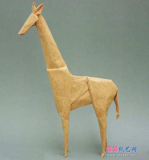 JohnMontroll折纸教程之长颈鹿的折法