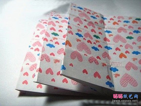纸艺制作 实用折纸可爱卡夹包DIY