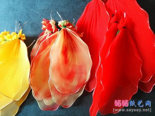 丝网花手工制作漂亮花仙子方法图文教程