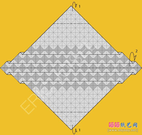 可爱的刺猬手工折纸实拍图文教程