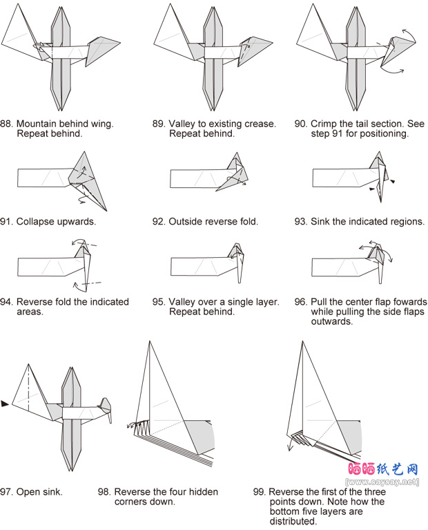 MarcKirschenbaum纸艺教程双翼飞机折纸图谱8-www.saybb.net