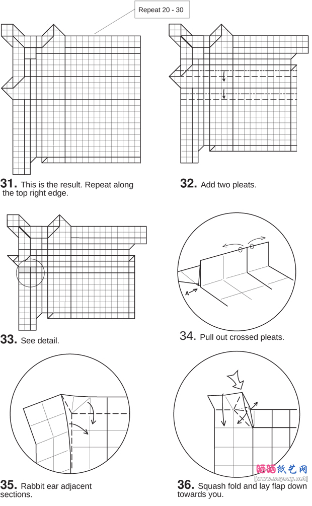 StevenCasey的针鼹折纸图谱教程-www.saybb.net
