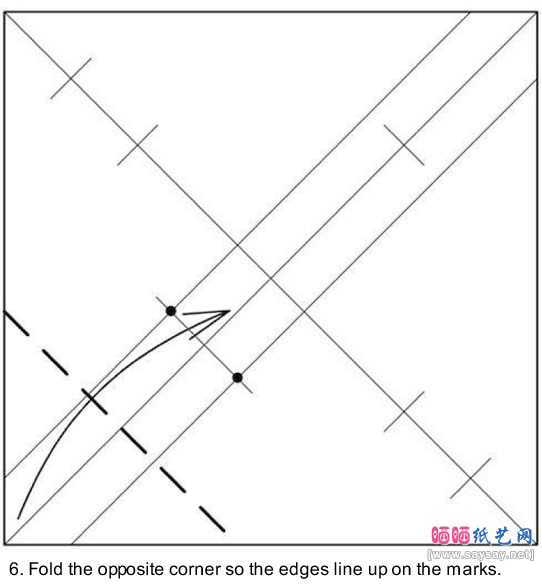 户外沙发椅折纸教程图片步骤6-www.saybb.net