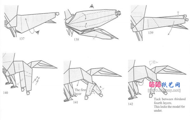 ManuelSirgo的鹰马折纸图谱教程图片步骤17-www.saybb.net