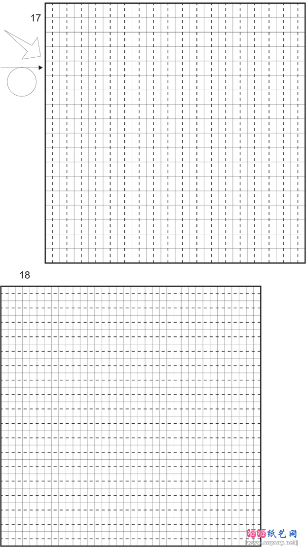PDAuria纸艺教程之蝎子折纸步骤3-www.saybb.net