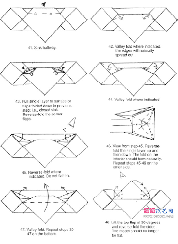 MarcKirschenbaum的手工折纸马陆的纸艺教程步骤6-www.saybb.net